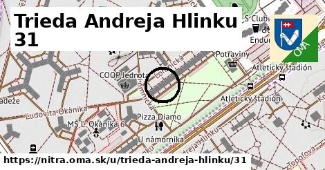 Trieda Andreja Hlinku 31, Nitra