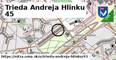 Trieda Andreja Hlinku 45, Nitra