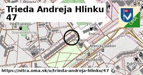 Trieda Andreja Hlinku 47, Nitra