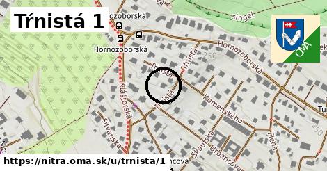 Tŕnistá 1, Nitra