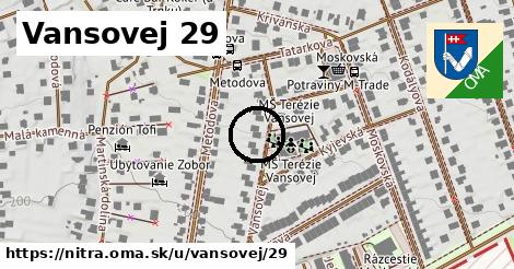 Vansovej 29, Nitra