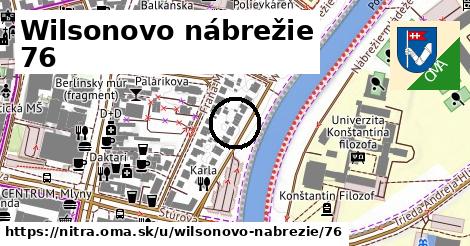 Wilsonovo nábrežie 76, Nitra