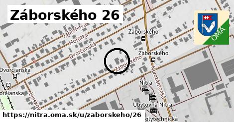 Záborského 26, Nitra