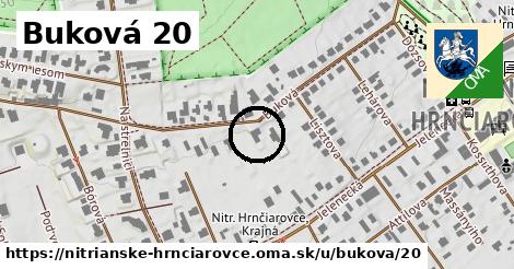 Buková 20, Nitrianske Hrnčiarovce