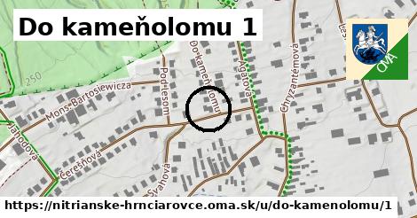 Do kameňolomu 1, Nitrianske Hrnčiarovce