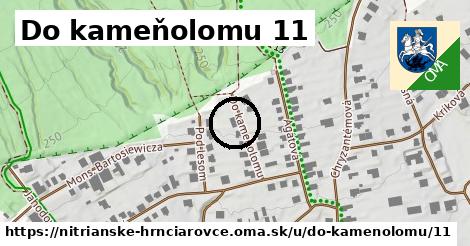 Do kameňolomu 11, Nitrianske Hrnčiarovce