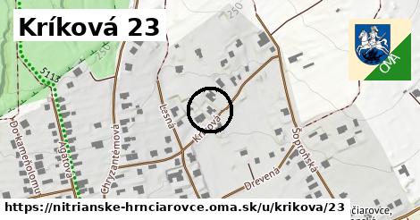 Kríková 23, Nitrianske Hrnčiarovce