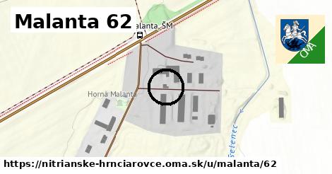 Malanta 62, Nitrianske Hrnčiarovce