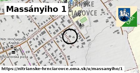Massányiho 1, Nitrianske Hrnčiarovce