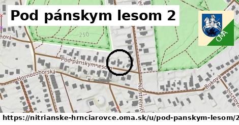 Pod pánskym lesom 2, Nitrianske Hrnčiarovce
