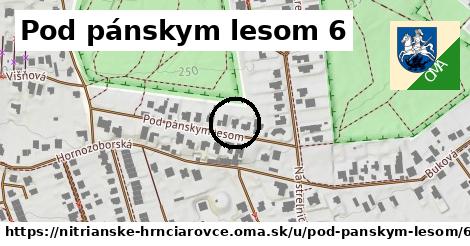 Pod pánskym lesom 6, Nitrianske Hrnčiarovce