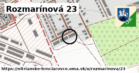 Rozmarínová 23, Nitrianske Hrnčiarovce