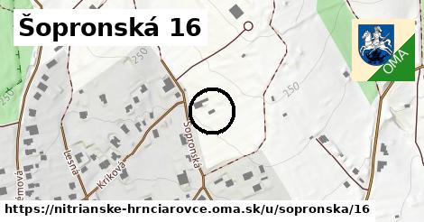 Šopronská 16, Nitrianske Hrnčiarovce