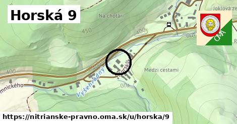 Horská 9, Nitrianske Pravno