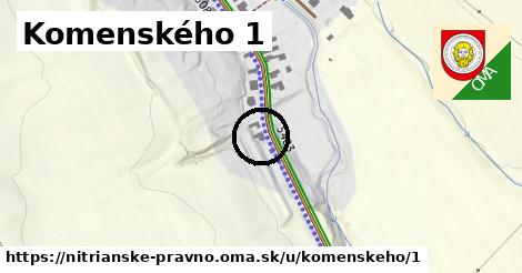 Komenského 1, Nitrianske Pravno