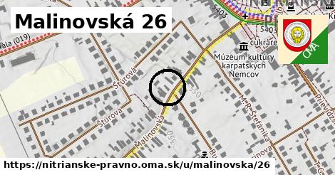 Malinovská 26, Nitrianske Pravno