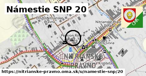 Námestie SNP 20, Nitrianske Pravno