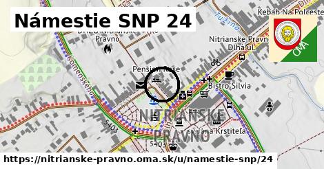 Námestie SNP 24, Nitrianske Pravno