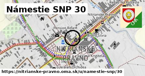 Námestie SNP 30, Nitrianske Pravno