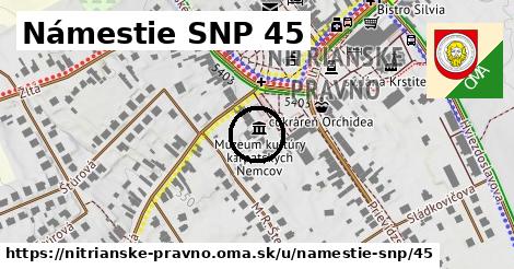 Námestie SNP 45, Nitrianske Pravno