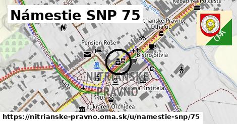 Námestie SNP 75, Nitrianske Pravno