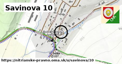 Savinova 10, Nitrianske Pravno