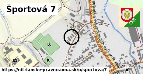 Športová 7, Nitrianske Pravno