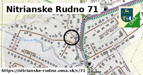 Nitrianske Rudno <span class="supisne">71</span>