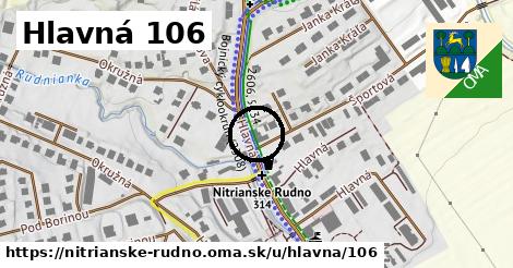 Hlavná 106, Nitrianske Rudno