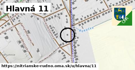 Hlavná 11, Nitrianske Rudno