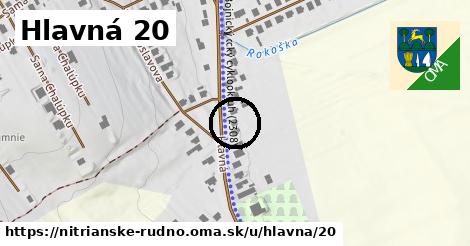 Hlavná 20, Nitrianske Rudno