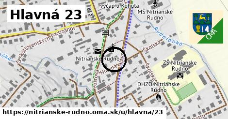 Hlavná 23, Nitrianske Rudno