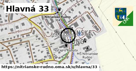 Hlavná 33, Nitrianske Rudno