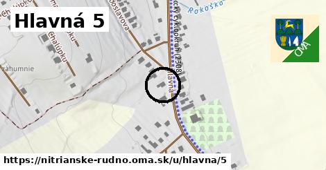 Hlavná 5, Nitrianske Rudno