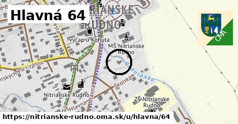 Hlavná 64, Nitrianske Rudno