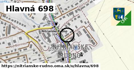 Hlavná 698, Nitrianske Rudno