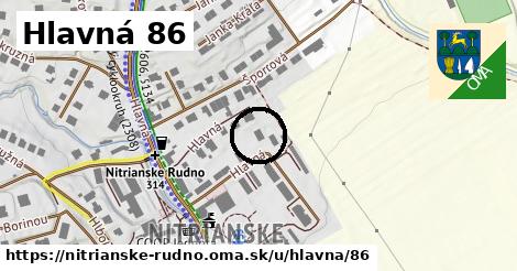 Hlavná 86, Nitrianske Rudno