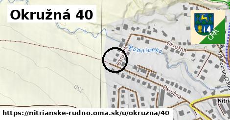 Okružná 40, Nitrianske Rudno