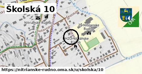 Školská 10, Nitrianske Rudno