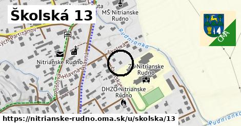 Školská 13, Nitrianske Rudno