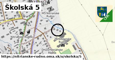 Školská 5, Nitrianske Rudno