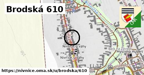 Brodská 610, Nivnice