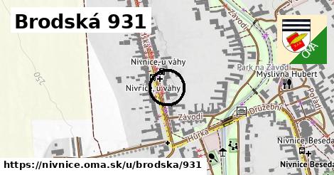 Brodská 931, Nivnice