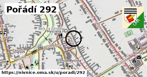 Pořádí 292, Nivnice