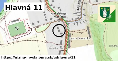 Hlavná 11, Nižná Myšľa