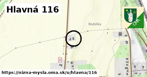 Hlavná 116, Nižná Myšľa