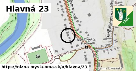 Hlavná 23, Nižná Myšľa