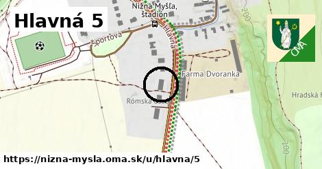 Hlavná 5, Nižná Myšľa