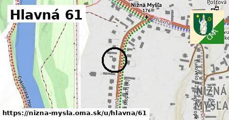 Hlavná 61, Nižná Myšľa