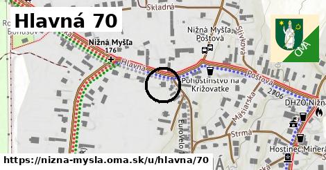 Hlavná 70, Nižná Myšľa